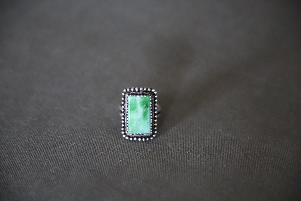 Un lot de bijoux Vietnamiens en argent et jade - Vietnam, vers 1910-1930-photo-4