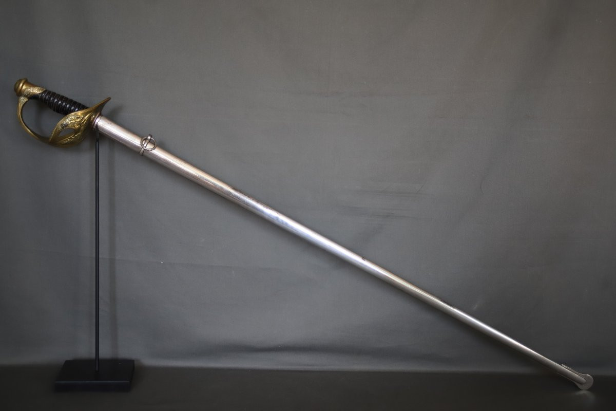 Sabre d'officier modèle 1923 - Frabication Coulaux à Klingenthal, 1ère moitié 20ème siècle-photo-2