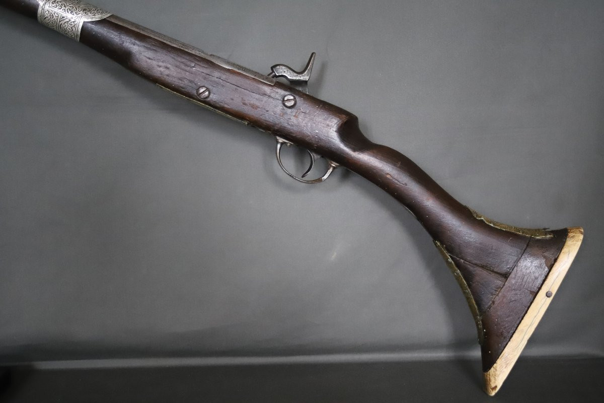 Moukhala Bou-habba Rifle From The Moroccan Rif - North Of Morocco, 2nd Half Of The 19th Century, Early 20th Century-photo-3