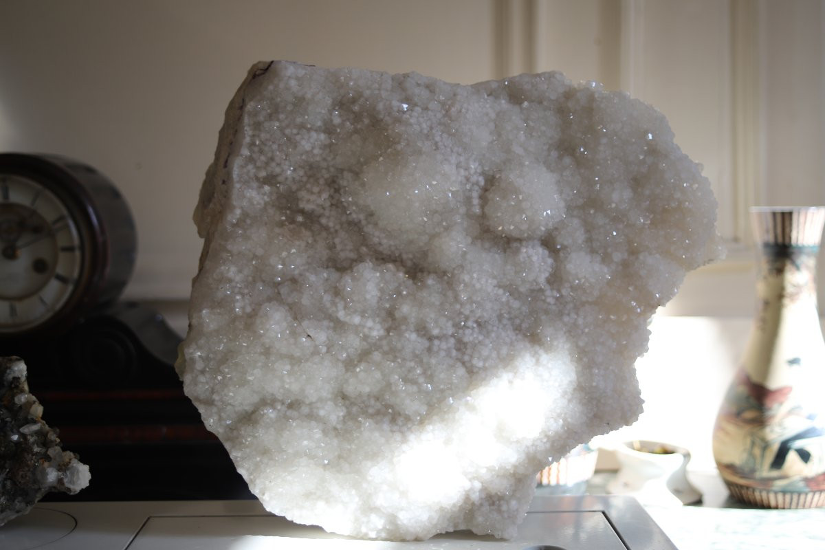 Minéralogie, Grande plaque de quartz (environ 8kg) - France, Haute Loire-photo-2