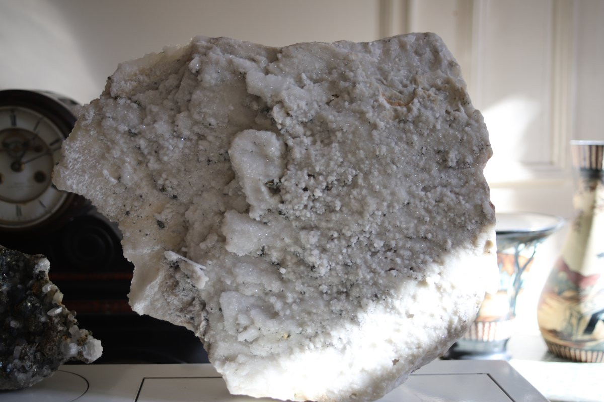 Minéralogie, Grande plaque de quartz (environ 8kg) - France, Haute Loire-photo-3