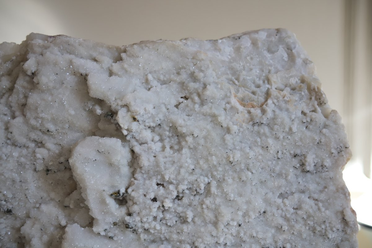 Minéralogie, Grande plaque de quartz (environ 8kg) - France, Haute Loire-photo-5