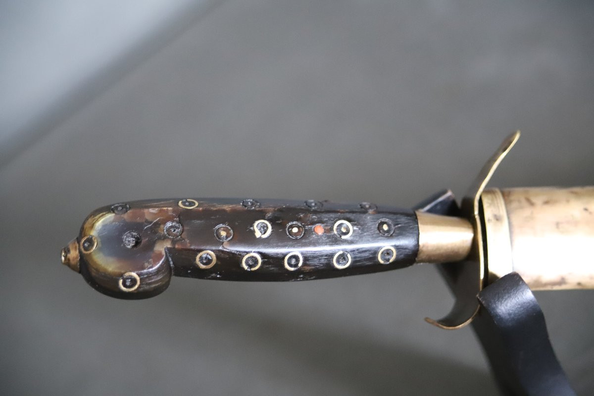 Tunisian Bichaq Dagger - Tunisia, Circa 1900  -photo-2