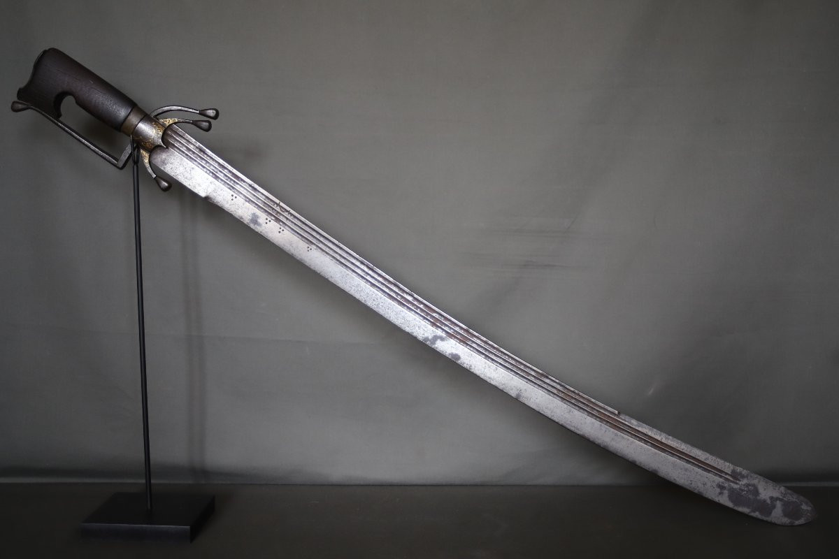   Moroccan Nimcha Saber With Imposing European Blade - Morocco, 2nd Half Of The 16th Century, Early 17th Century-photo-2