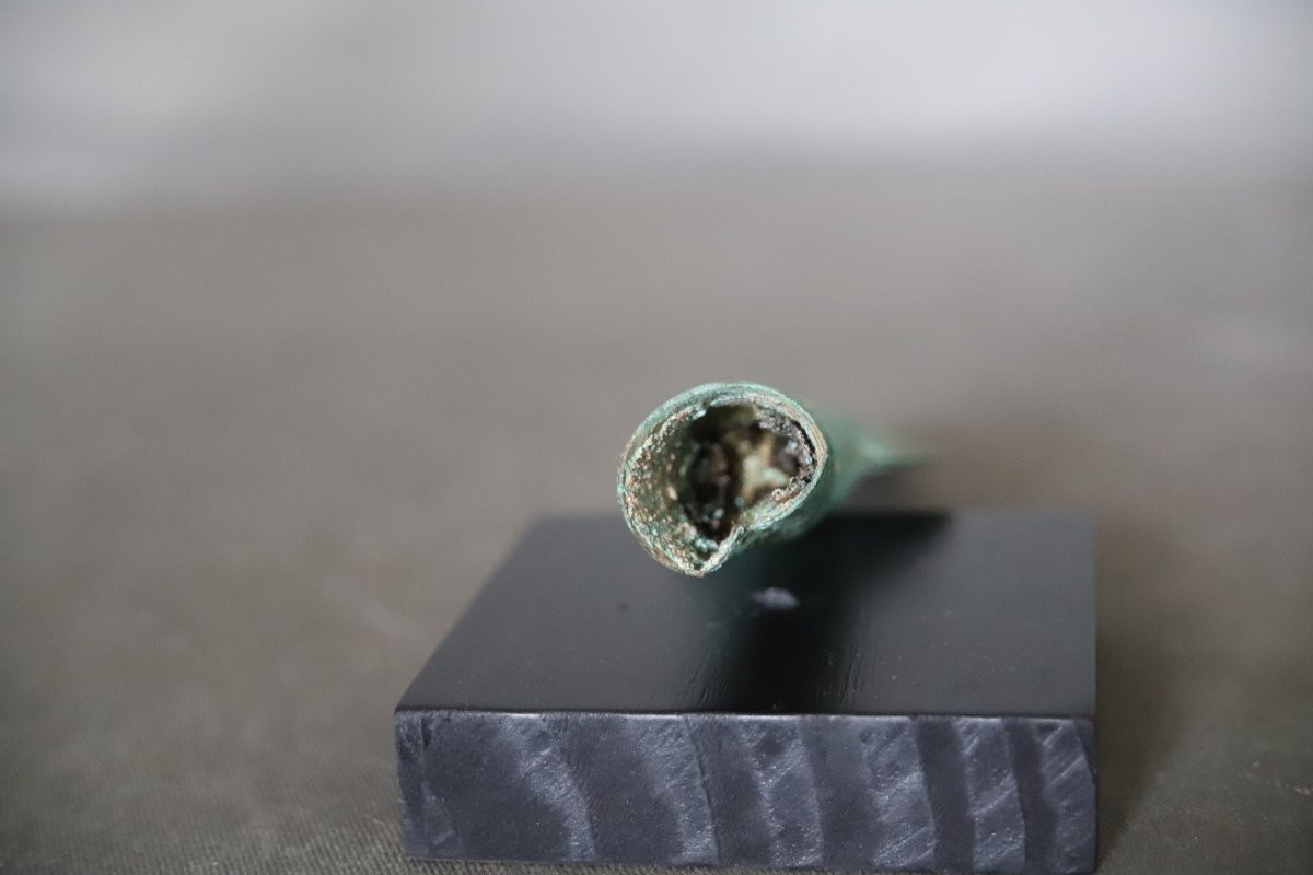 Art Gaulois, pointe de javelot en bronze - France, âge du bronze final (1400-800 av JC)-photo-5