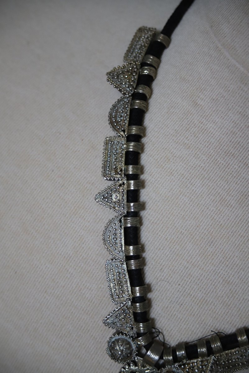 Ethiopian Orthodox Necklace In Silver And Brass - Ethiopia, 20th Century-photo-4