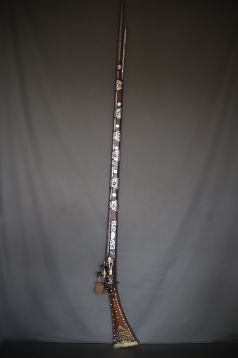 1837, prise de Constantine - Fusil à silex Algérien moukhala-photo-2