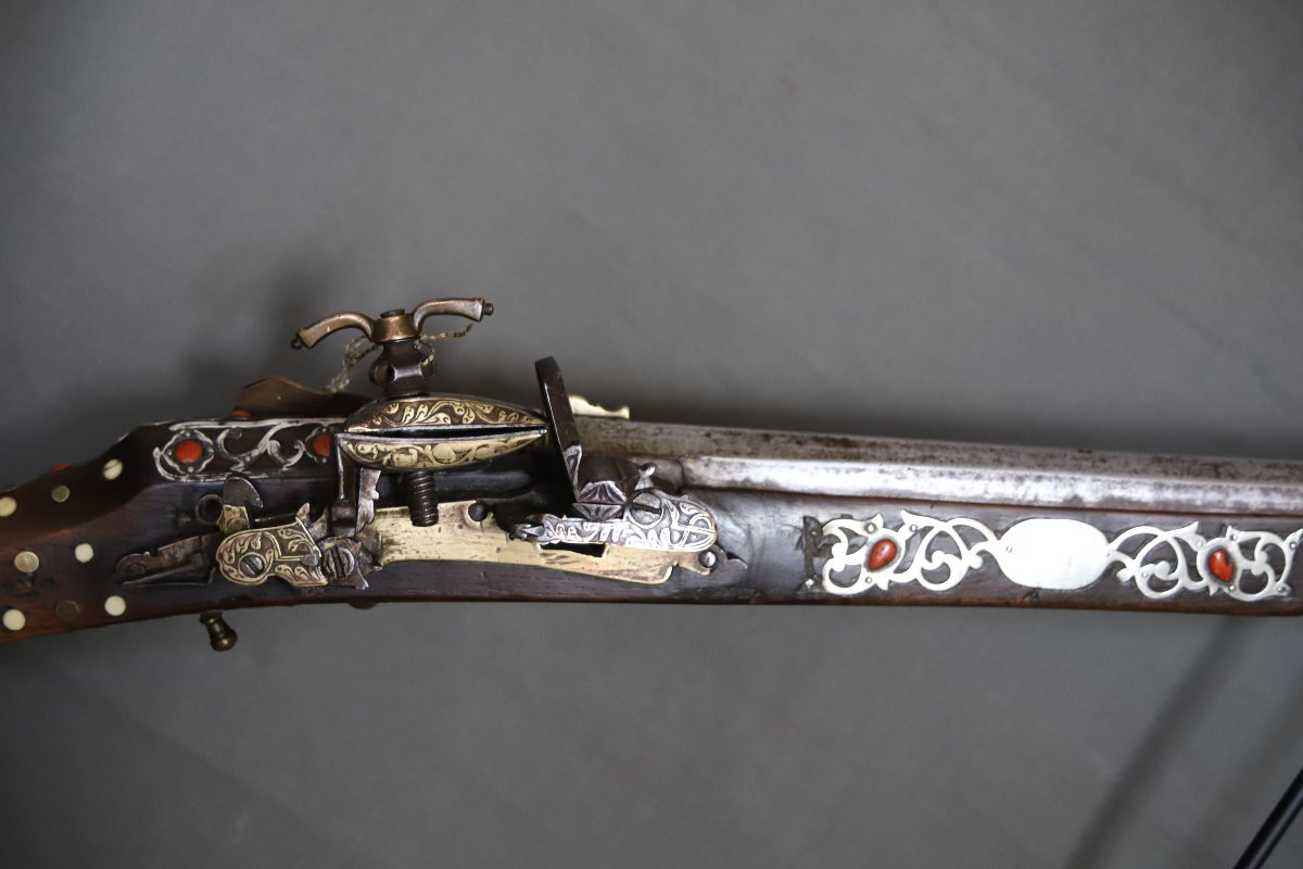 1837, prise de Constantine - Fusil à silex Algérien moukhala-photo-1