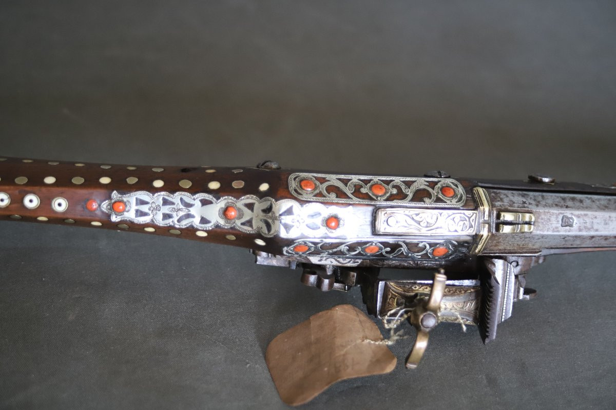 1837, prise de Constantine - Fusil à silex Algérien moukhala-photo-3