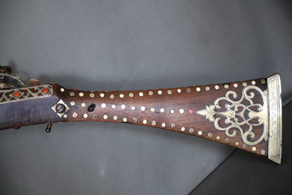 1837, prise de Constantine - Fusil à silex Algérien moukhala-photo-5