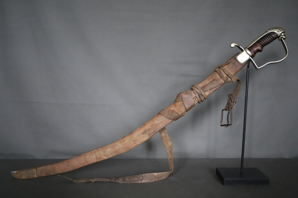 Ethiopian Saber Called Gurade - Ethiopia, Late 19th Early 20th Century-photo-3