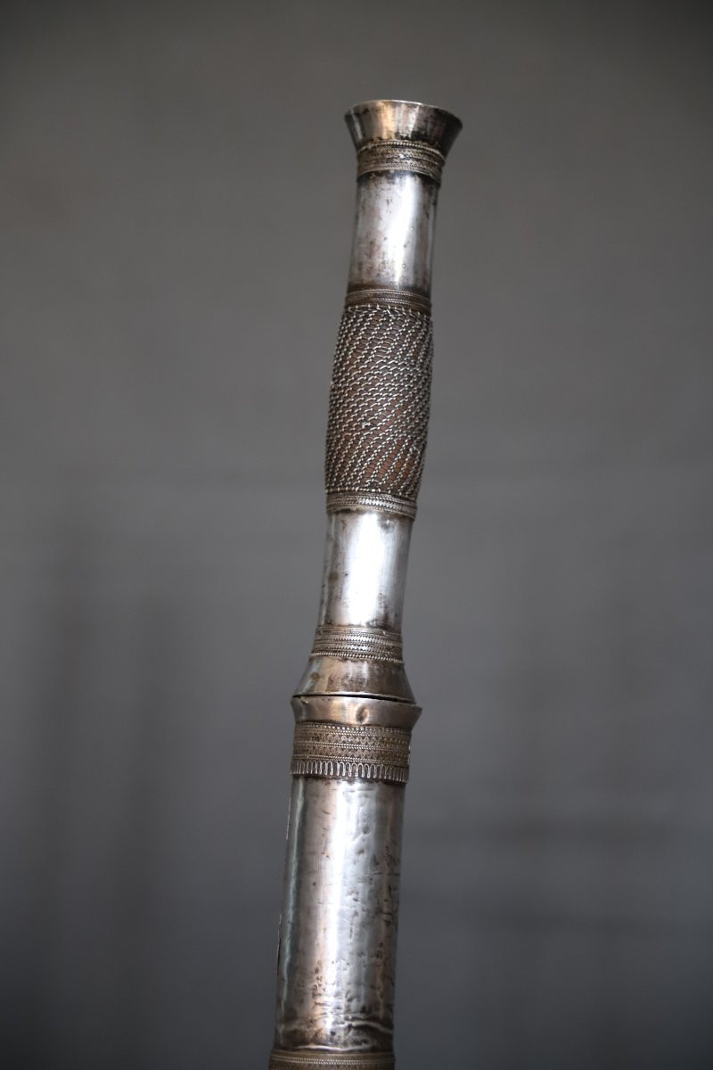 Large Dagger Of The Dha Type Of The Lü And Shan Ethnic Groups - Southeast Asia, Late 19th Early 20th Century-photo-2
