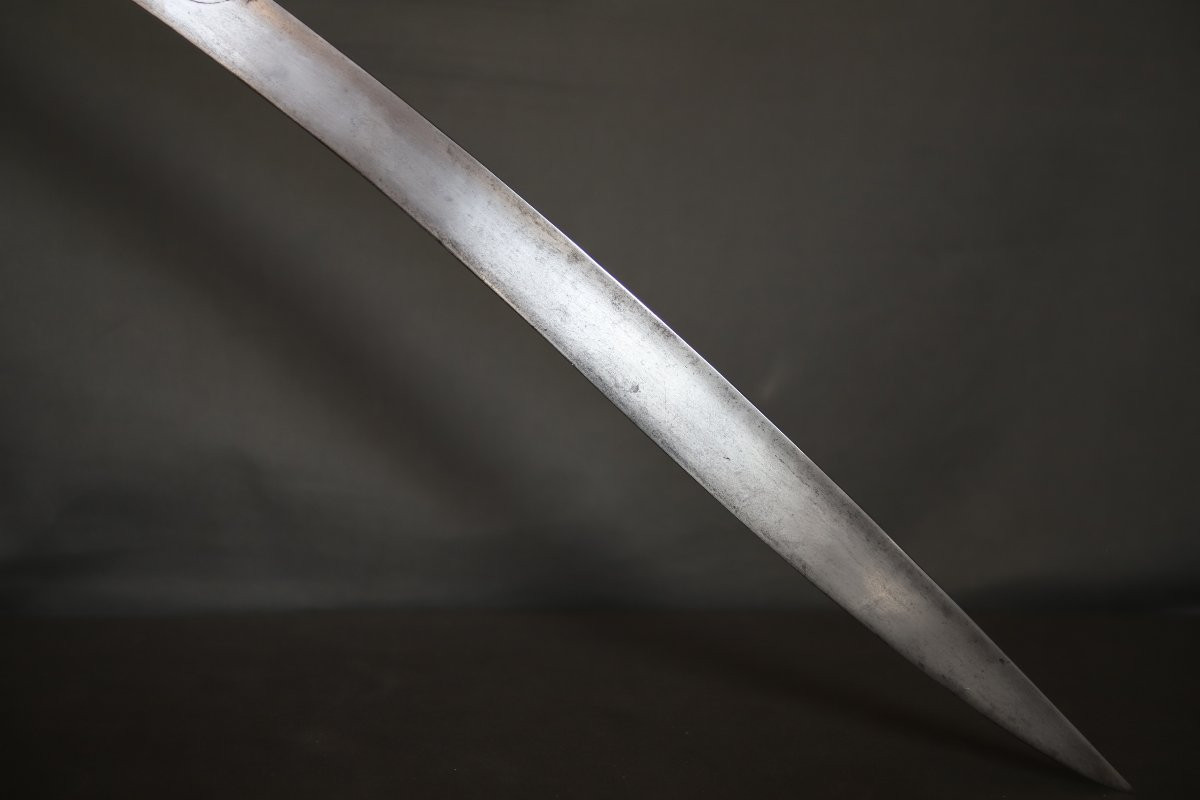 Sabre court dit yatagan - Empire Ottoman, probablement Algérie, 19ème siècle-photo-8