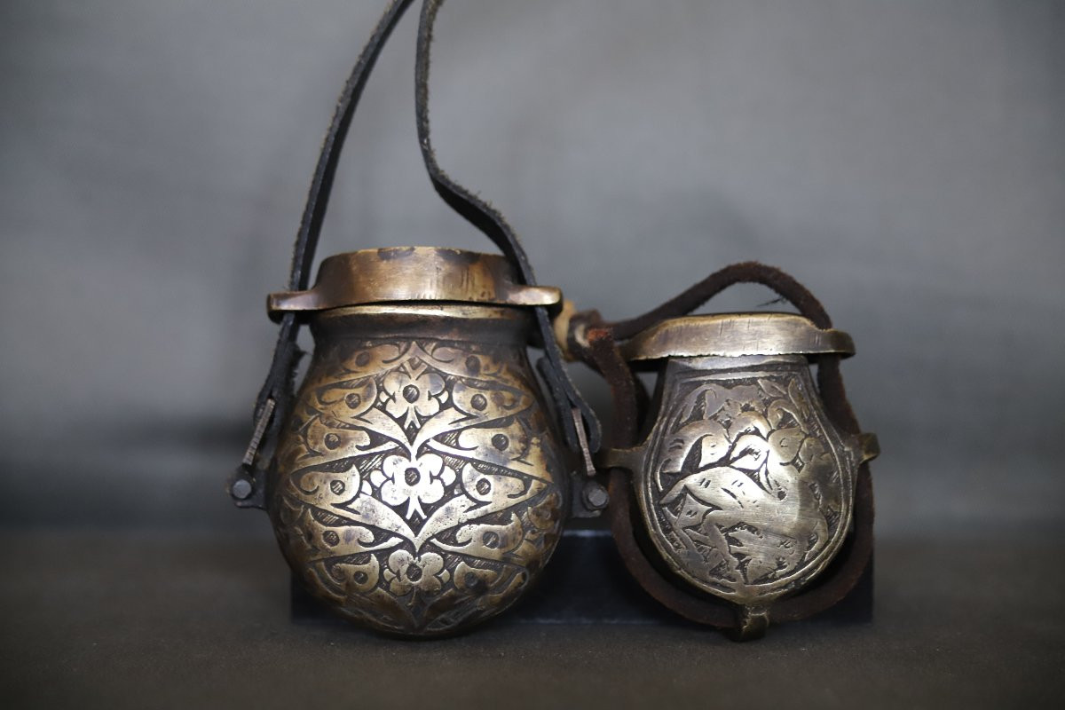 Two Bullet Boxes For Rifle Or Pistol - Muslim World, Dated 1866/67-photo-4