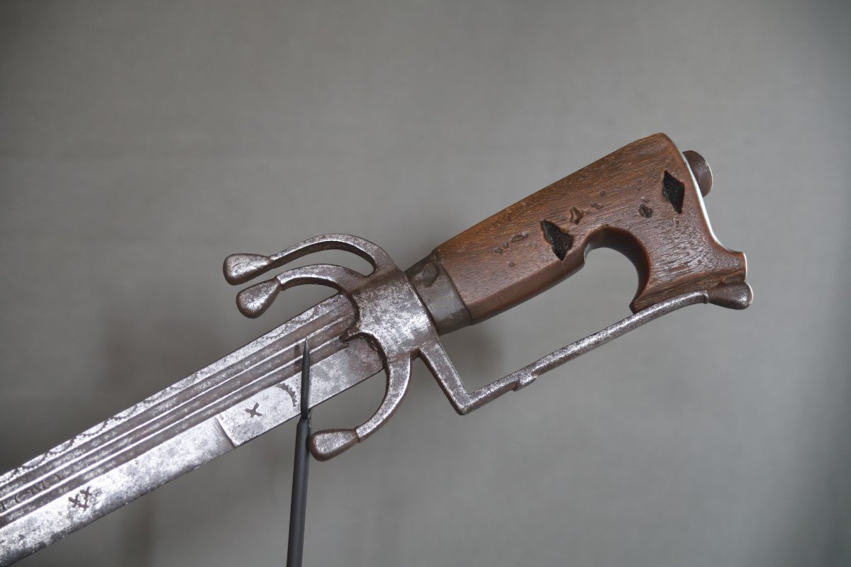 Sabre nimcha Marocain à forte lame Européenne - Maroc, 17ème siècle -photo-5