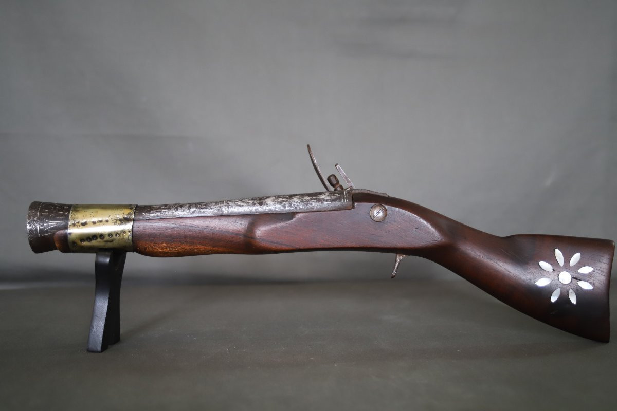 Small Oriental Blunderbuss - Ottoman Empire, 19th Early 20th Century-photo-5