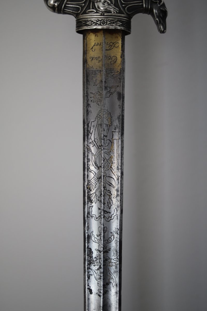 Hunting Sword - France, Klingenthal, First Empire (1804-1814)-photo-1