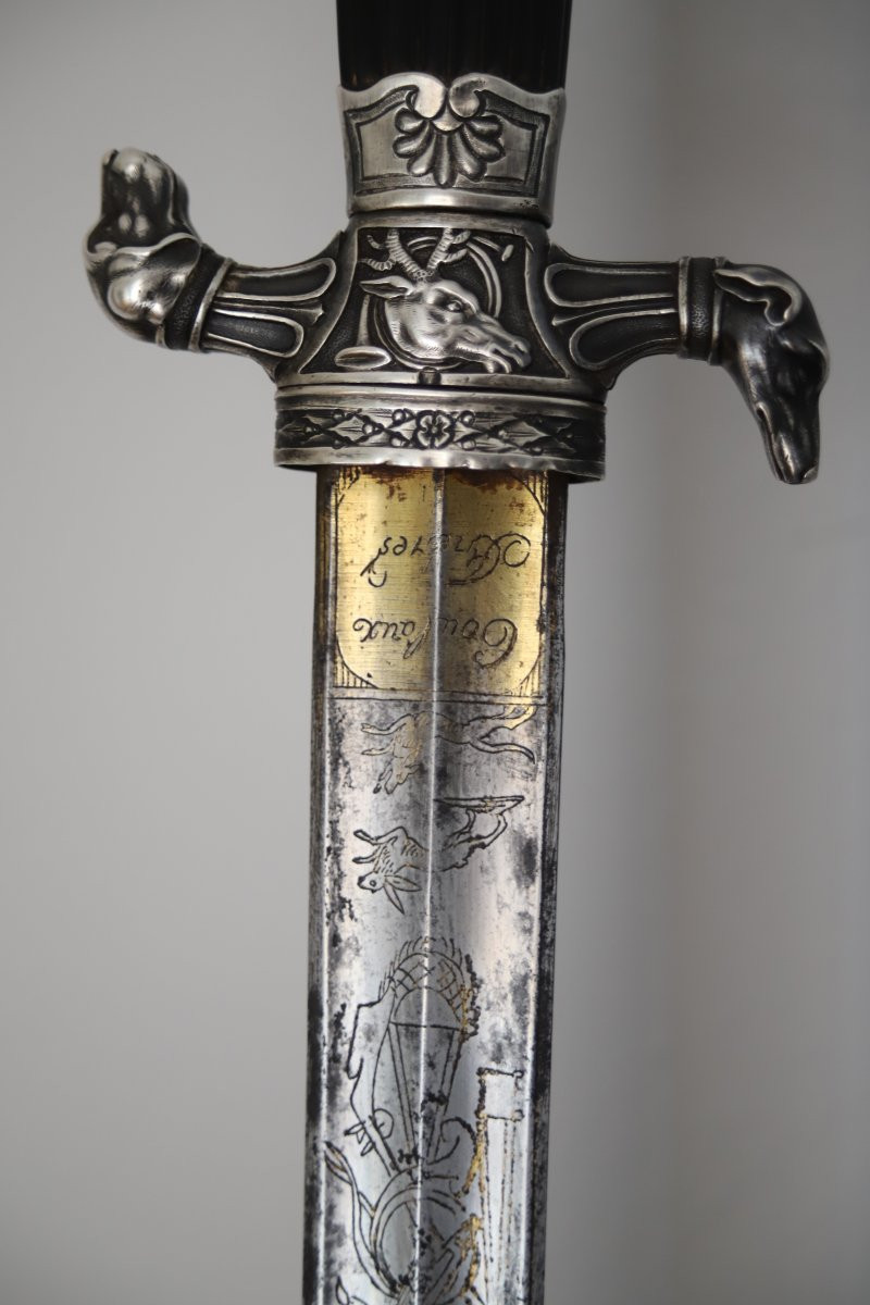Hunting Sword - France, Klingenthal, First Empire (1804-1814)-photo-2