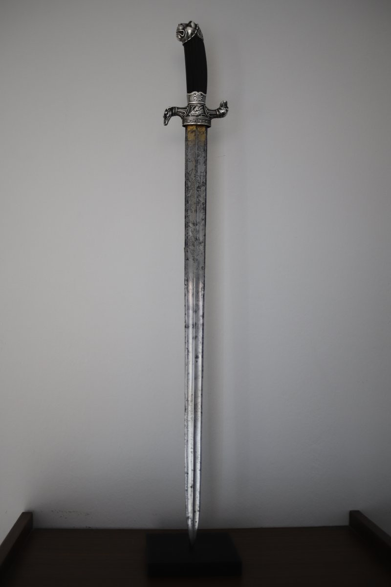 Hunting Sword - France, Klingenthal, First Empire (1804-1814)-photo-3