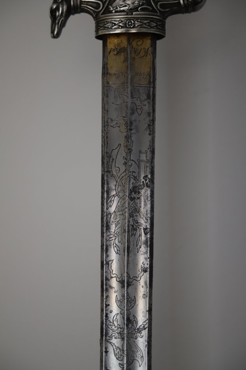 Hunting Sword - France, Klingenthal, First Empire (1804-1814)-photo-5