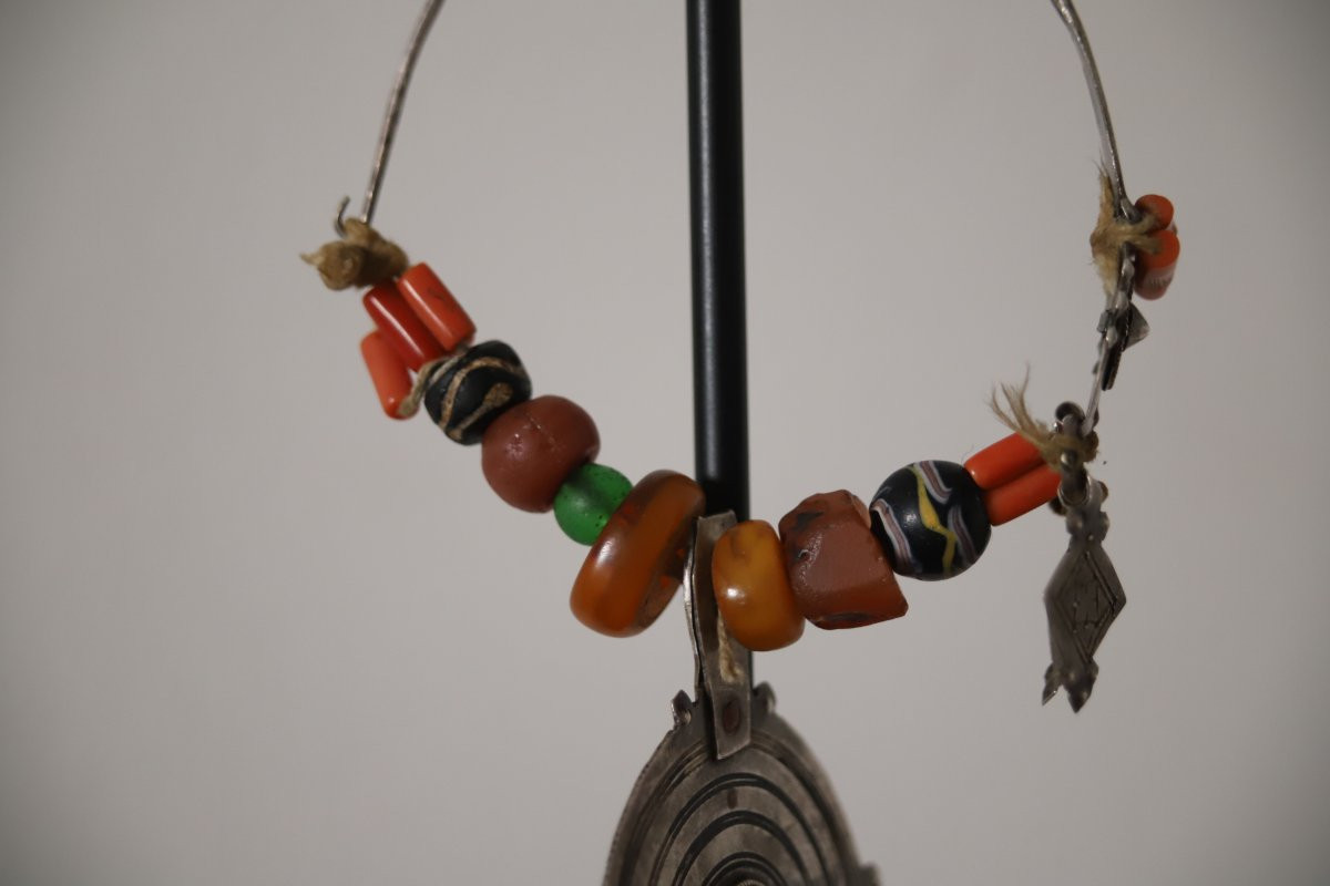 Bijoux Berbères, parure temporale Marocaine - Sud du Maroc, 19ème début 20ème siècle-photo-8