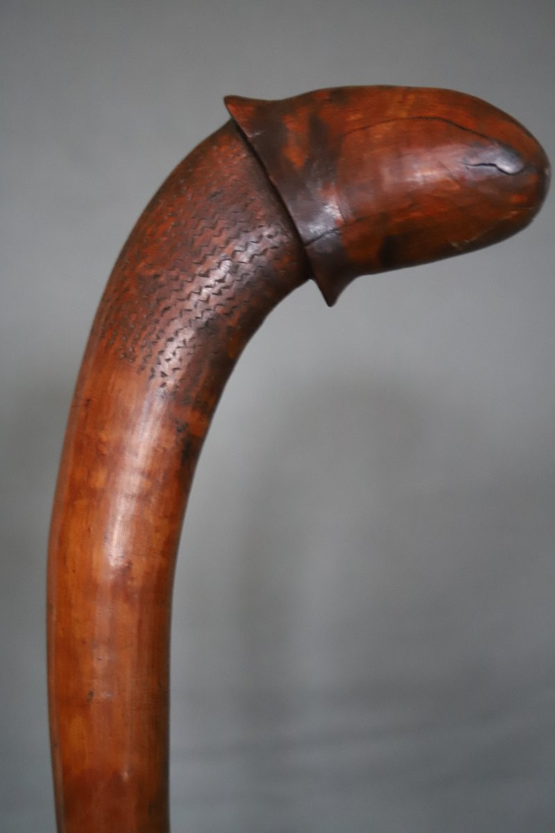 Kanak Club In The Shape Of A Phallus - Oceania, New Caledonia, Early 20th Century Or Earlier-photo-4
