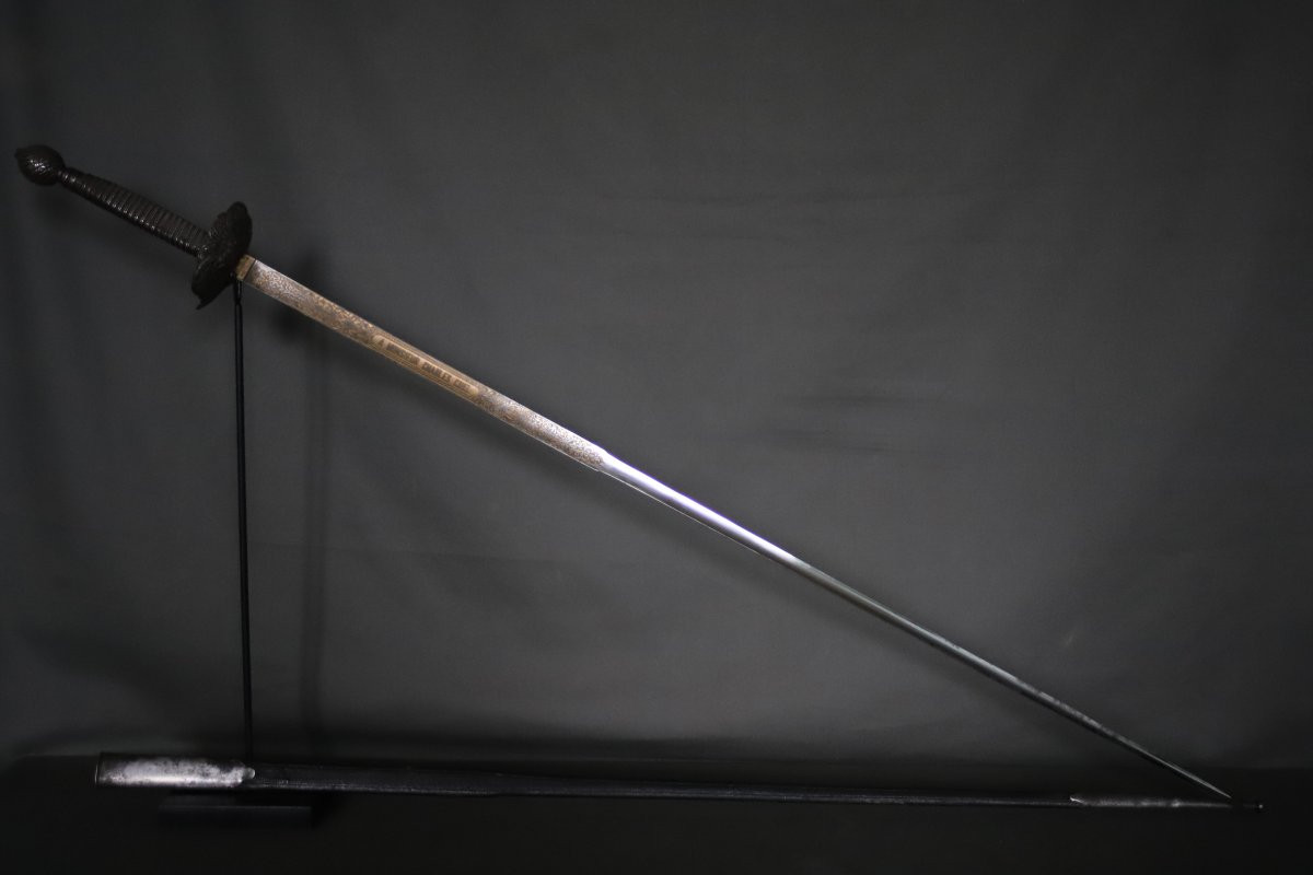 Luxury Model Dueling Sword - France/spain, 1879-photo-3