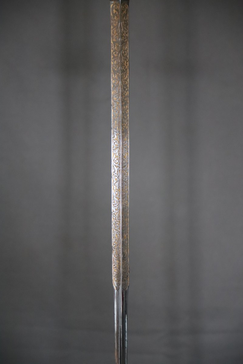 Luxury Model Dueling Sword - France/spain, 1879-photo-4