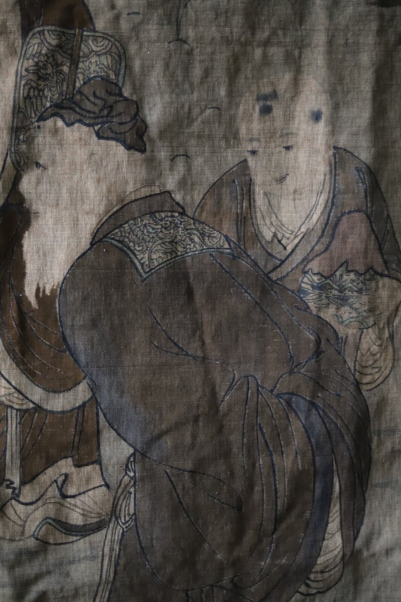 Grande broderie Chinoise - Chine, 18ème-19ème siècle-photo-6