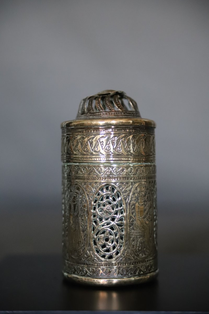 Brûle parfum (brûle encens) Perse - Monde Perse, Iran Qajar, 19ème siècle-photo-3