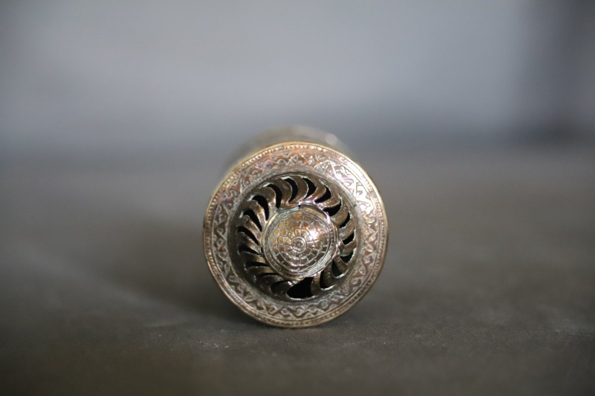 Brûle parfum (brûle encens) Perse - Monde Perse, Iran Qajar, 19ème siècle-photo-4