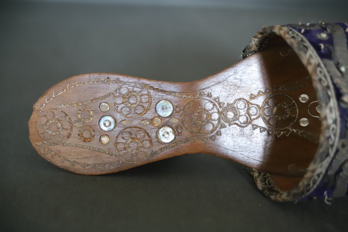 Pair Of Women's Shoes - Ottoman Empire Or Maghreb, Circa 1900-photo-4