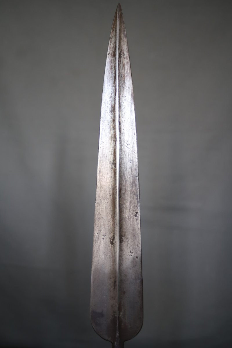 Fer de pique (révolutionnaire? Vénerie?) - France, 18ème-19ème siècle -photo-2