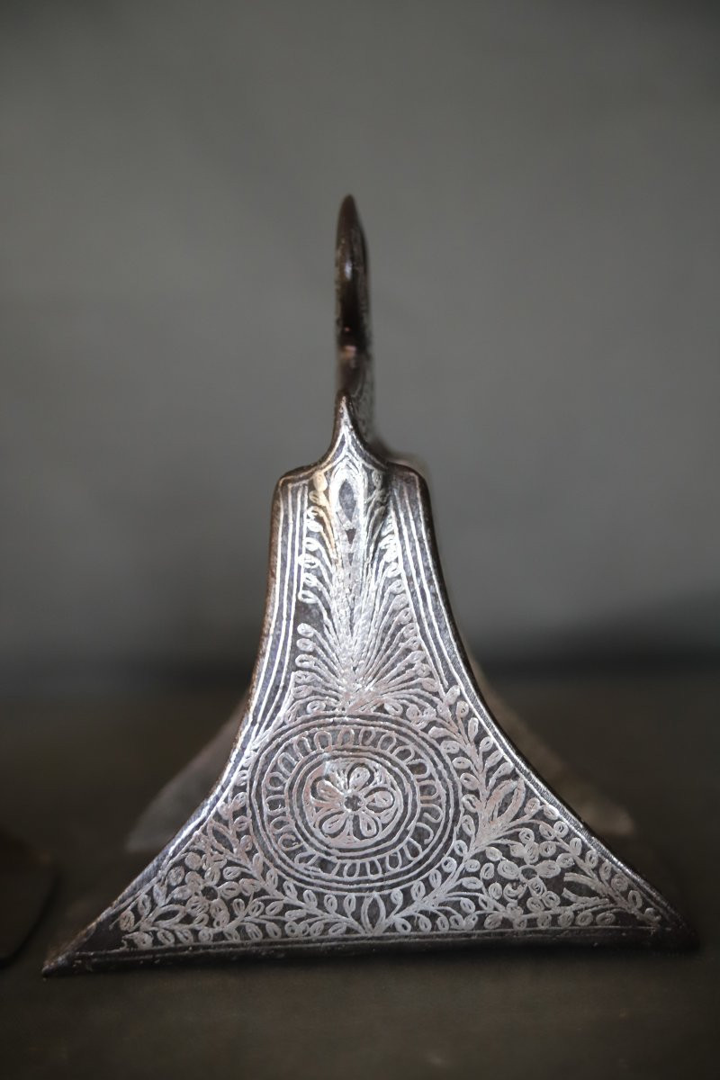 Pair Of Moroccan Riding Stirrups - Morocco, 19th Century-photo-5