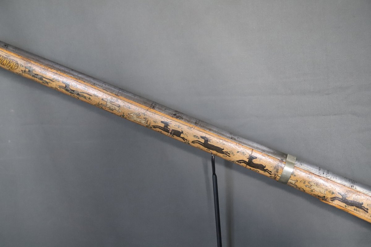 Un fusil à mèche Indien dit toradar - Inde du Nord, probablement Rajasthan, 19ème siècle-photo-6