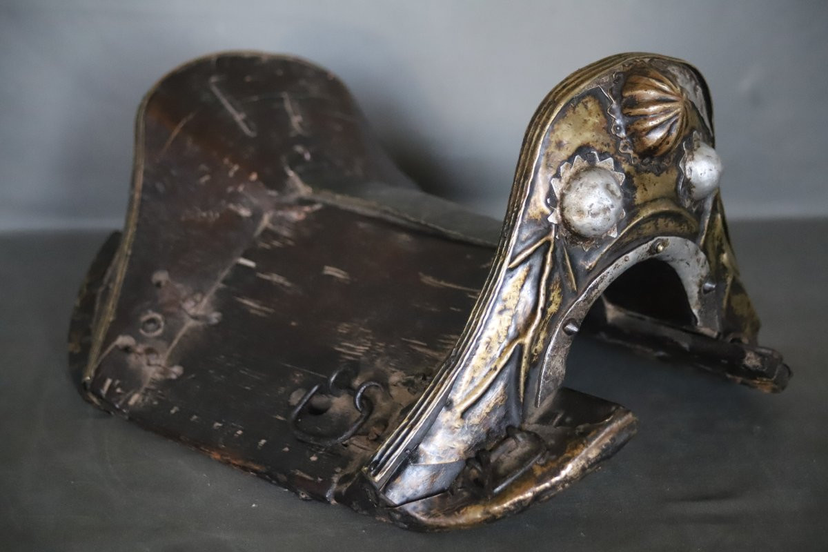 Saddle From The Himalayan Regions – Himalayas, Tibet Or Nepal – Early 20th Century Or Earlier-photo-6