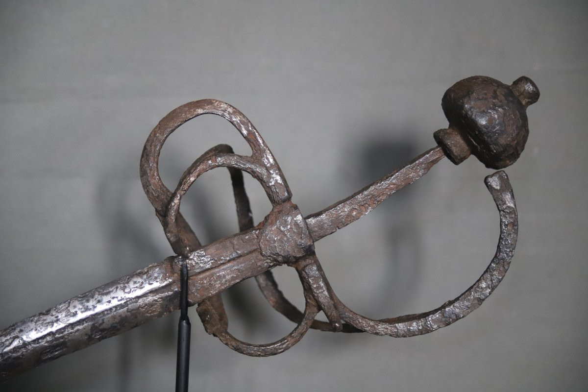 Rapière (épée) de fouille - Probablement France, FIn 16ème début 17ème siècle-photo-5