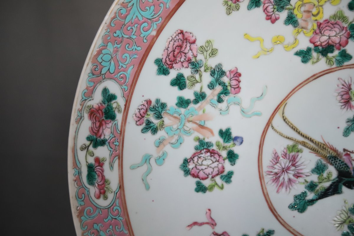 Important Chinese Porcelain Dish - 19th Century, Probably Guangxu Period-photo-4