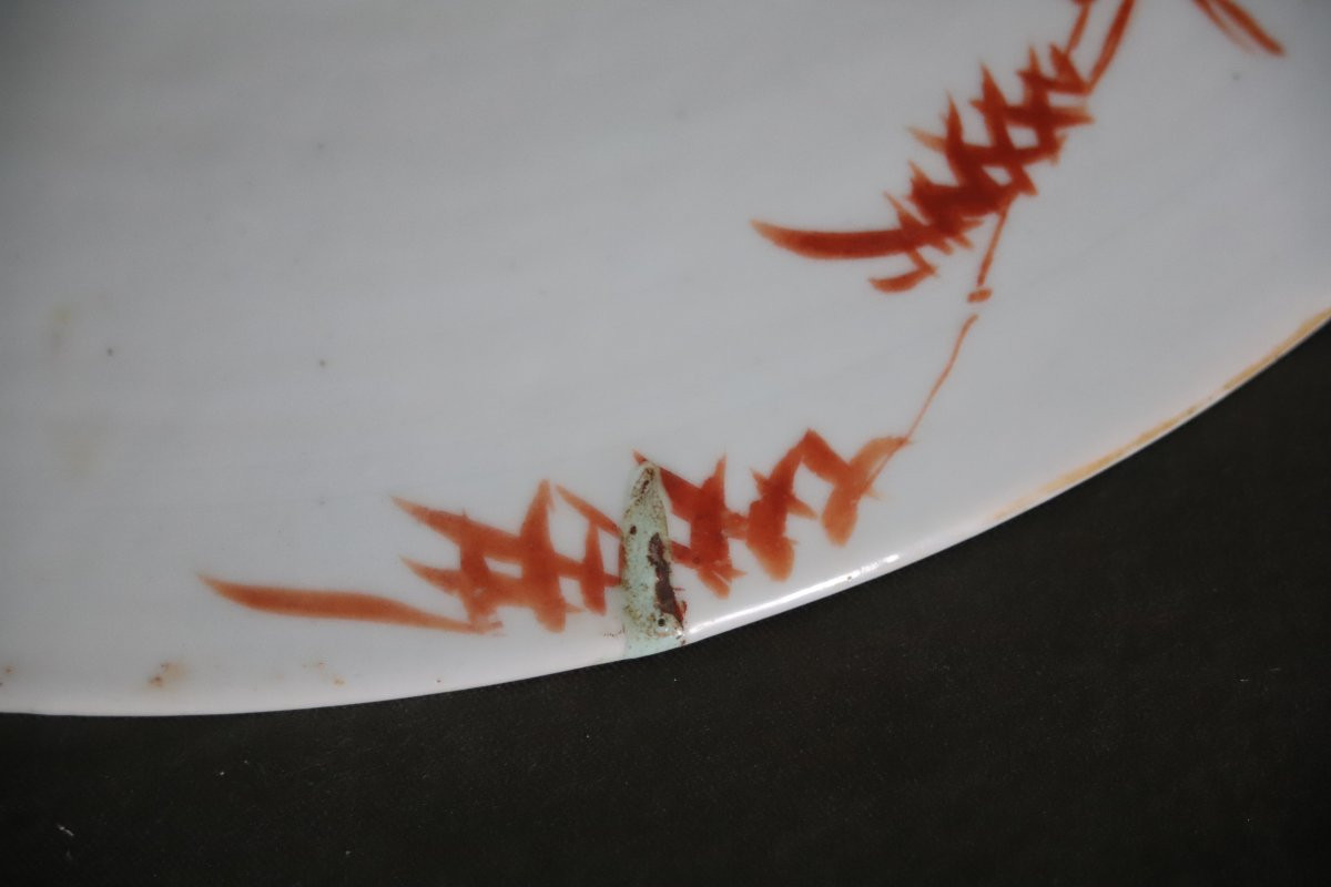 Important Chinese Porcelain Dish - 19th Century, Probably Guangxu Period-photo-7