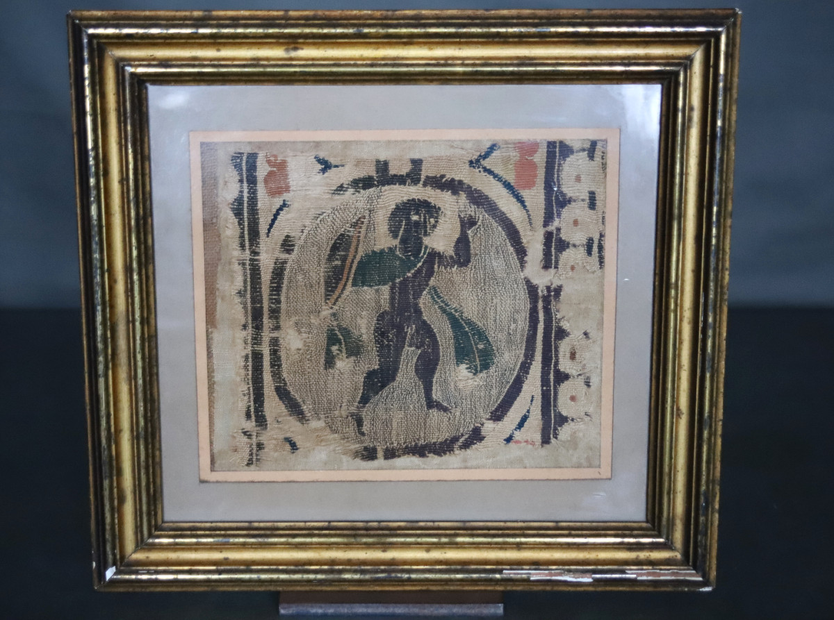 Coptic Textile (tabula) - Egypt, Byzantine Period, 4th-7th Century Ad