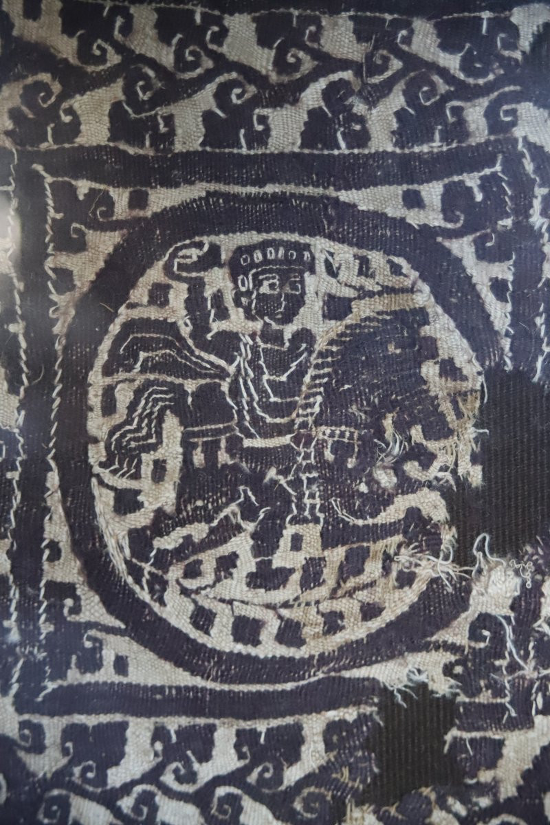 Coptic Textile (tabula) - Egypt, Byzantine Period, 4th-7th Century Ad -photo-4