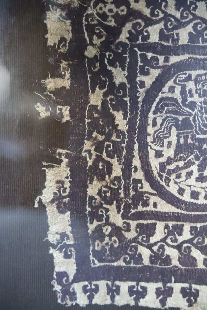 Coptic Textile (tabula) - Egypt, Byzantine Period, 4th-7th Century Ad -photo-2