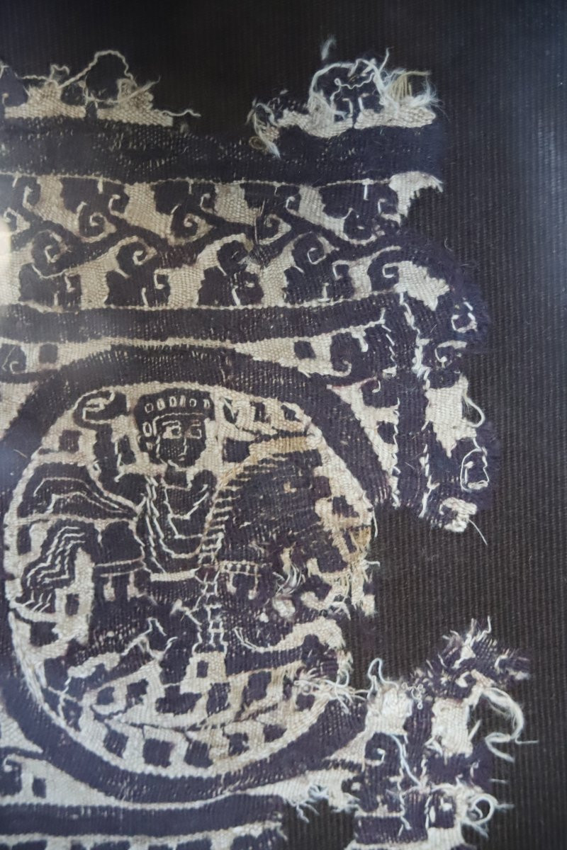 Coptic Textile (tabula) - Egypt, Byzantine Period, 4th-7th Century Ad -photo-3