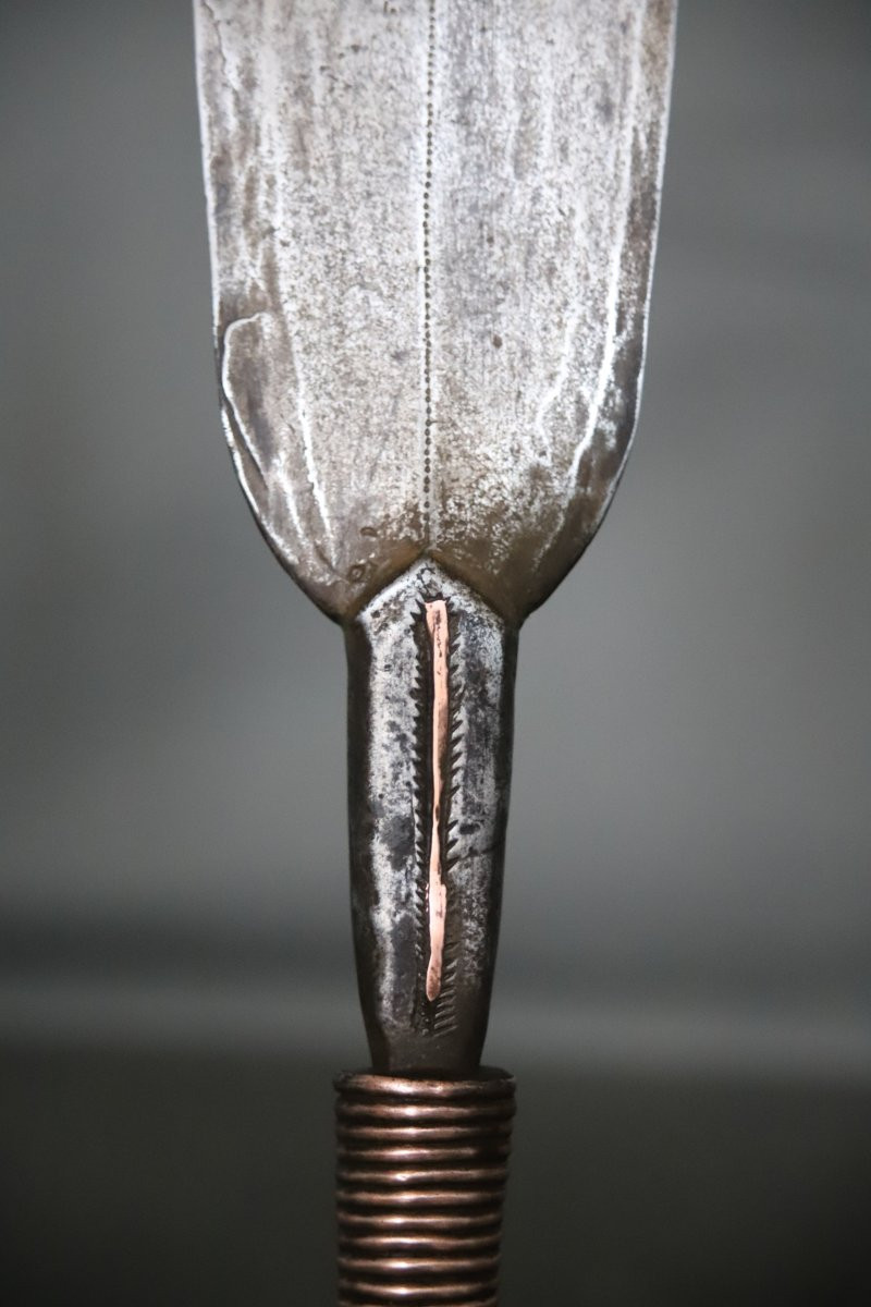 Knife Said Basakpwa - Congo, Yakoma, Sango, Ngbandi... Collected Around 1910 -photo-4