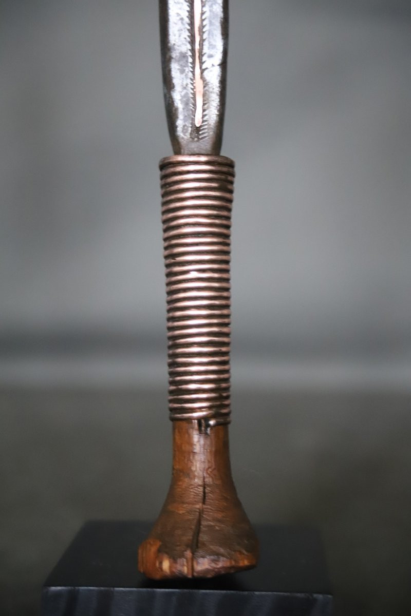 Knife Said Basakpwa - Congo, Yakoma, Sango, Ngbandi... Collected Around 1910 -photo-1
