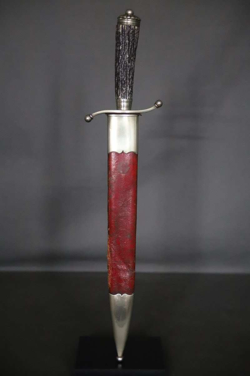Heavy Hunting Knife (for Hunting With Hounds) - Last Quarter Of The 19th Century-photo-2