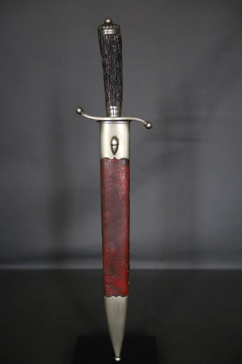 Heavy Hunting Knife (for Hunting With Hounds) - Last Quarter Of The 19th Century-photo-3