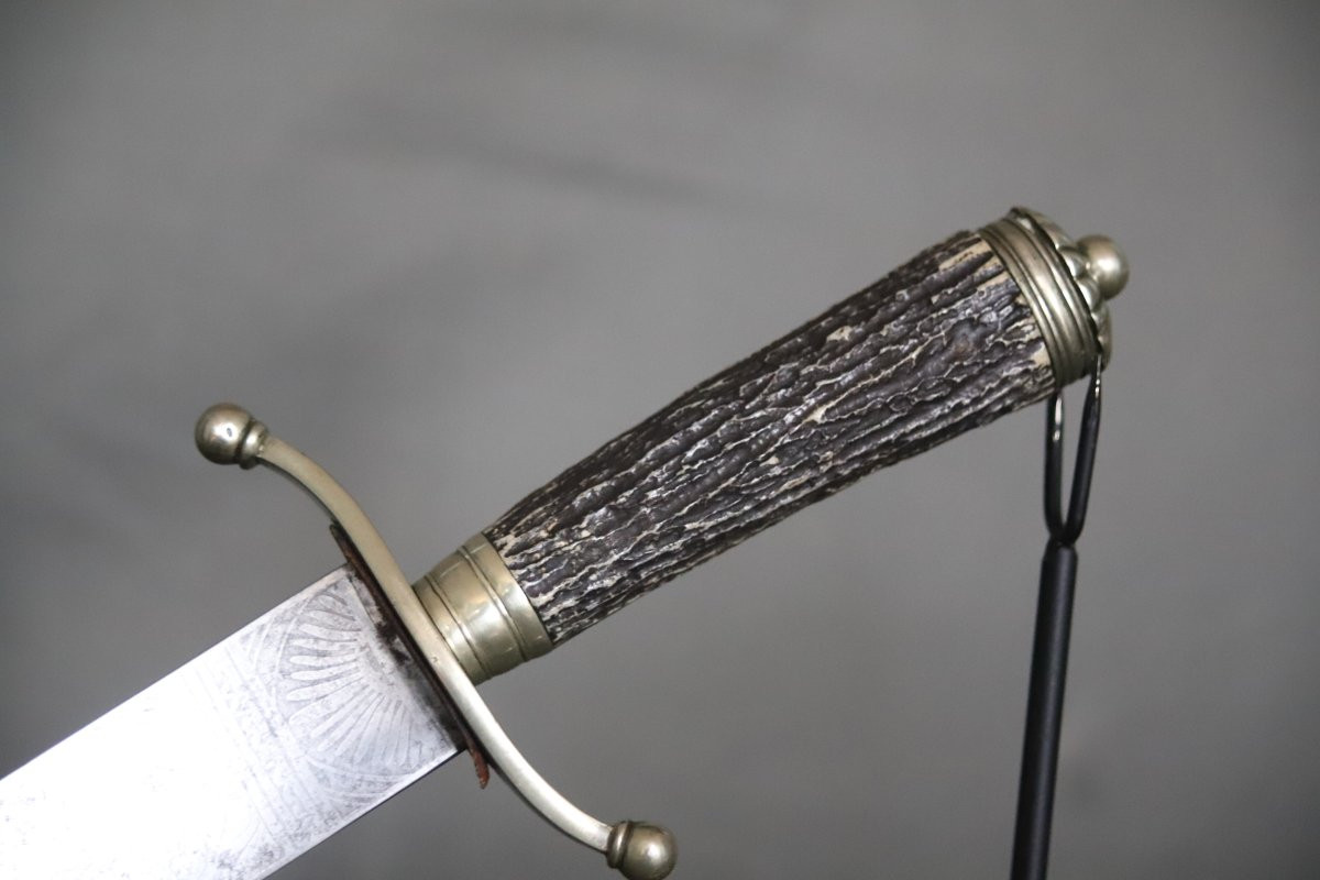 Heavy Hunting Knife (for Hunting With Hounds) - Last Quarter Of The 19th Century-photo-1