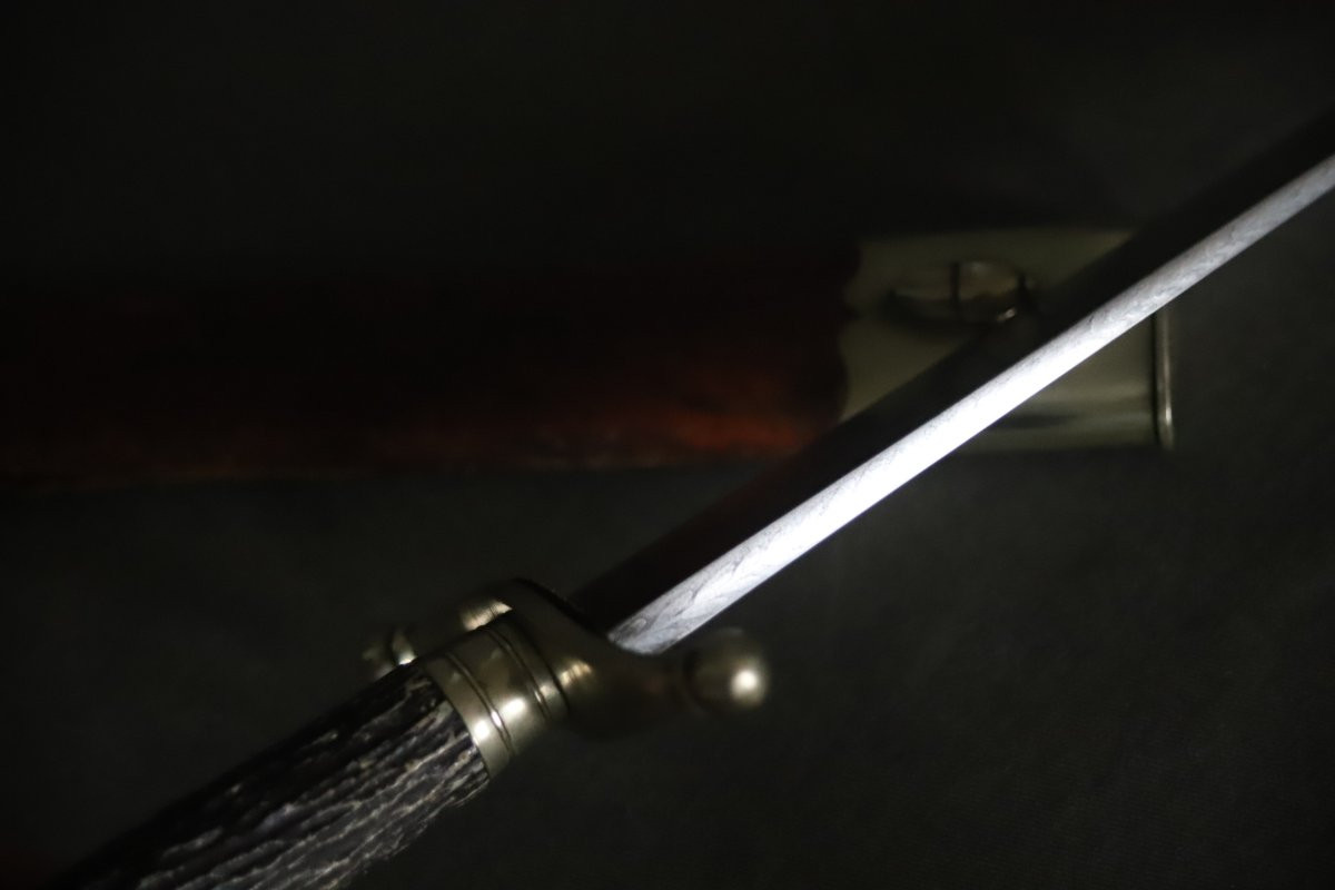 Heavy Hunting Knife (for Hunting With Hounds) - Last Quarter Of The 19th Century-photo-5