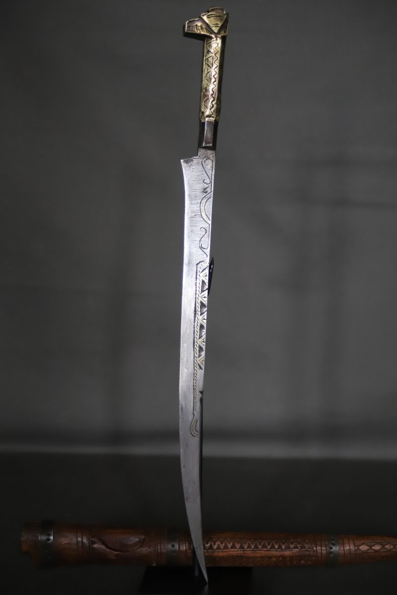 A Kabyle Dagger (dagger) Known As A Flissa - Algeria, Kabylia, Late 19th/early 20th Century-photo-3